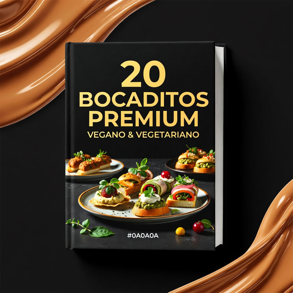 20 Bocaditos Premium 🥗✨ Vegano & Vegetariano (Fáciles, rentables y con presentación de lujo) 🇦🇷